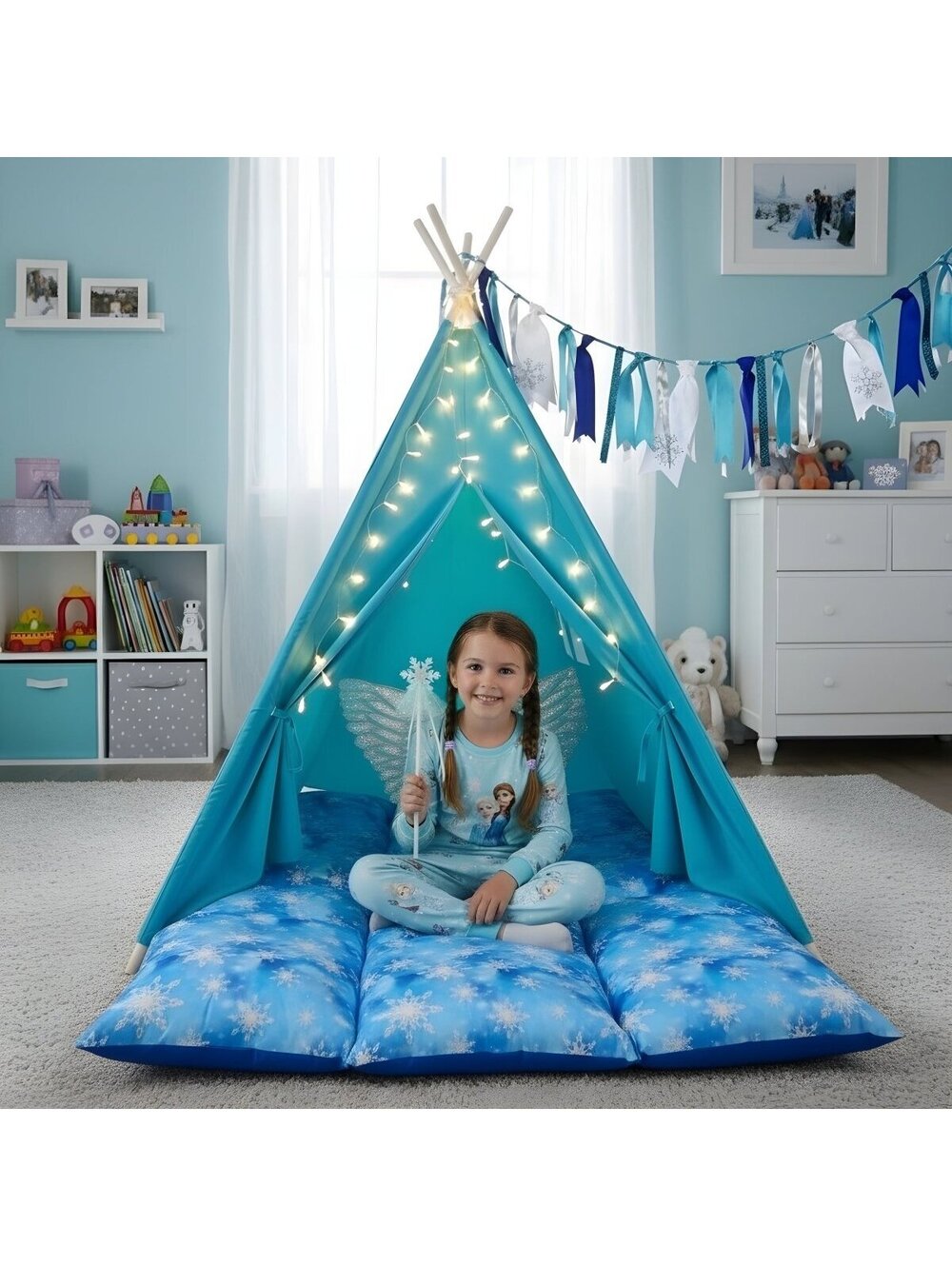 Kids Snowflake Teepee Gift Set